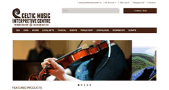 Desktop Screenshot of celticmusiccentre.ca