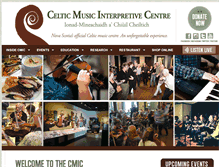 Tablet Screenshot of celticmusiccentre.com